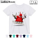 ドライTシャツ 吸水 速乾 DRY 選べる8カラー tシャツ レディース スポーツ ゆったり UV対策 デザイン M L Tシャツ ティーシャツ T shirt009971 クリスマス サンタ 写真