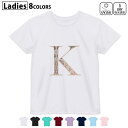 ドライTシャツ 吸水 速乾 DRY 選べる8カラー tシャツ レディース スポーツ ゆったり UV対策 デザイン M L Tシャツ ティーシャツ T shirt019254 文字 k アルファベット(4)