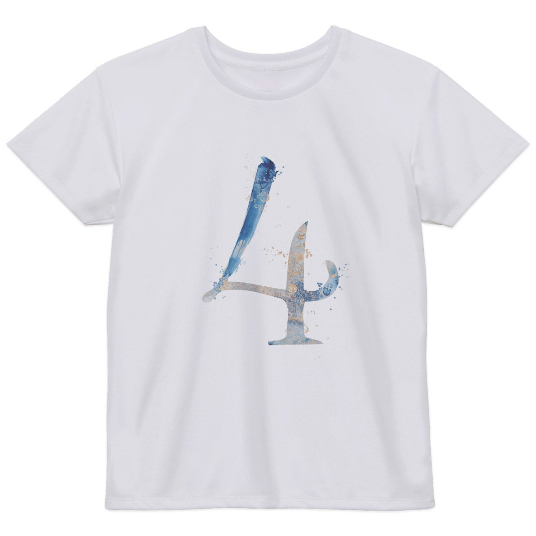 レディース ドライTシャツ ホワイト 半袖 4.1オンス ジム トレーニング スポーツ 運動会 ドライアスレチック UVカット 紫外線遮蔽 吸水速乾 デザイン Tshirt M L フォント 文字 4 019610