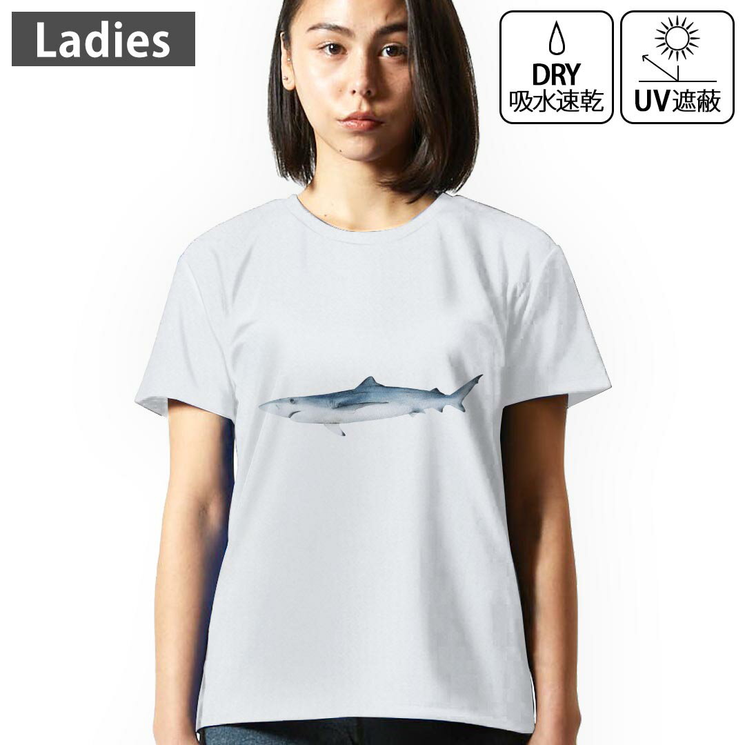 レディース ドライTシャツ ホワイト 半袖 4.1オンス ジム トレーニング スポーツ 運動会 ドライアスレチック UVカット 紫外線遮蔽 吸水速乾 デザイン Tshirt M L▼レディース ドライTシャツ全デザインはこちらから▼ 商品特...