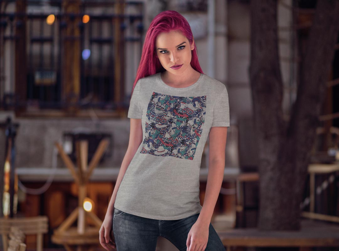 tシャツ レディース 半袖 白地 デザイン M L 白 ホワイト グレー Tシャツ ティーシャツ T shirt 010788 ファッション　おしゃれ　めがね