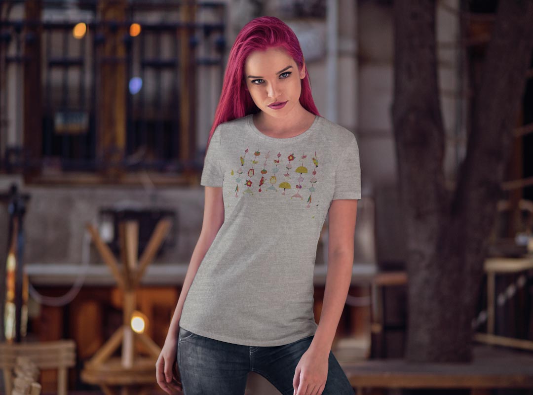 tシャツ レディース 半袖 白地 デザイン M L 白 ホワイト グレー Tシャツ ティーシャツ T shirt 012860 ひな祭り　和　節句