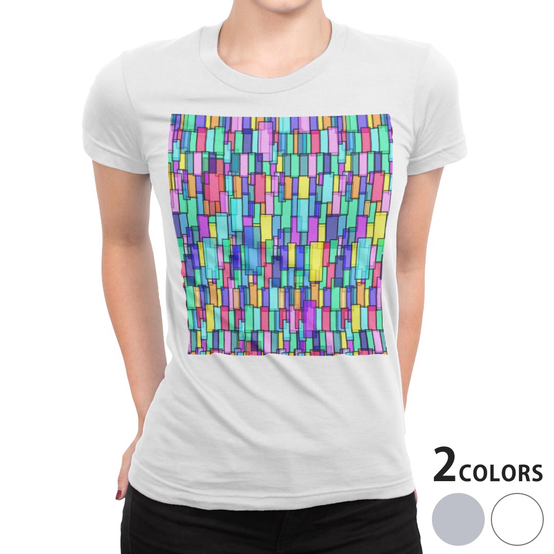 tシャツ レディース 半袖 白地 デザイン M L 白 ホワイト グレー Tシャツ ティーシ...