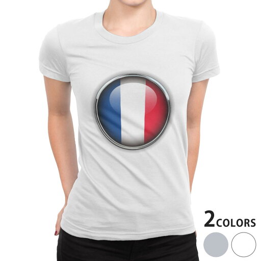 tシャツ レディース 半袖 白地 デザイン M L 白 ホワイト グレー Tシャツ ティーシャツ T shirt 000266 ユニーク その他 フランス 国旗 マーク tシャツ レディース 半袖 白地 デザイン M L 白 ホワイト グレー Tシャツ ティーシャツ T shirt 000266 ユニーク その他 フランス 国旗 マーク