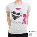 tシャツ レディース 半袖 白地 デザイン M L 白 ホワイト グレー Tシャツ ティーシャツ T shirt 000279 ユニーク 下着 女の子 ランジェリー
