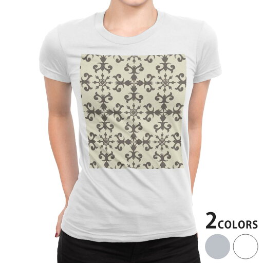 tシャツ レディース 半袖 白地 デザイン M L 白 ホワイト グレー Tシャツ ティーシャツ T shirt 000292 その他 ダマスク 花 ゴージャス tシャツ レディース 半袖 白地 デザイン M L 白 ホワイト グレー Tシャツ ティーシャツ T shirt 000292 その他 ダマスク 花 ゴージャス