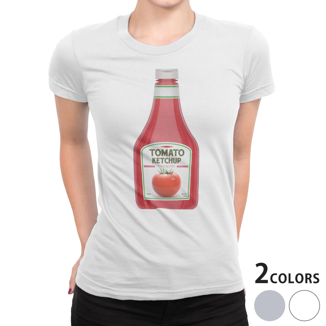 tシャツ レディース 半袖 白地 デザイン M L 白 ホワイト グレー Tシャツ ティーシャツ T shirt 000298..