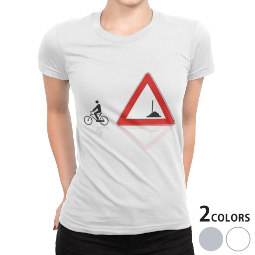 tシャツ レディース 半袖 白地 デザイン M L 白 ホワイト グレー Tシャツ ティーシャツ T shirt 001025 ユニーク 標識 自転車 tシャツ レディース 半袖 白地 デザイン M L 白 ホワイト グレー Tシャツ ティーシャツ T shirt 001025 ユニーク 標識 自転車