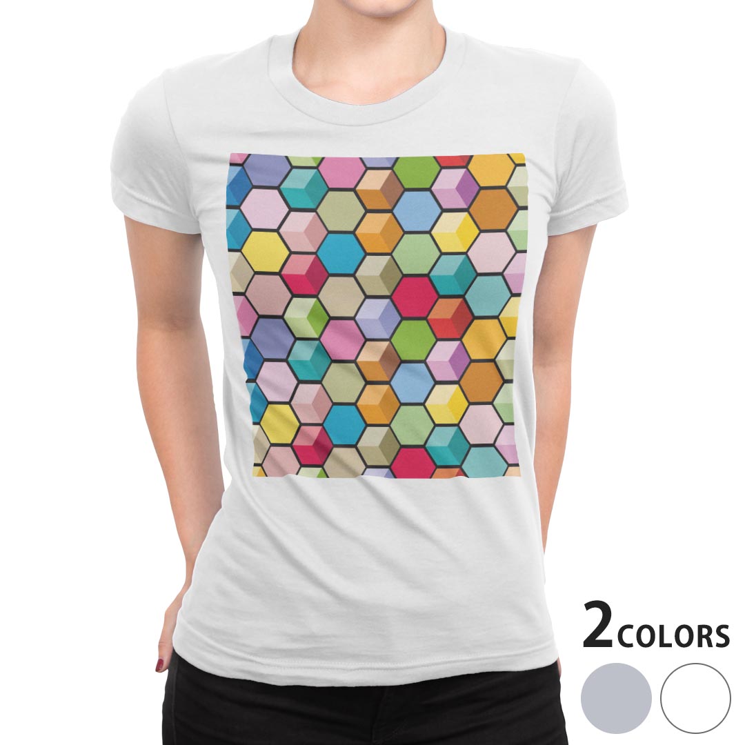tシャツ レディース 半袖 ホワイト グレー 白　灰色 デザイン S M L XL Tシャツ ティーシャツ T shirt上記で使用したデザインTシャツはこちら▼女性用半袖Tシャツ　ホワイト・グレー全デザインはこちらから▼ ▼女性用半袖Tシャツ　ブラック全デザインはこちらから▼
