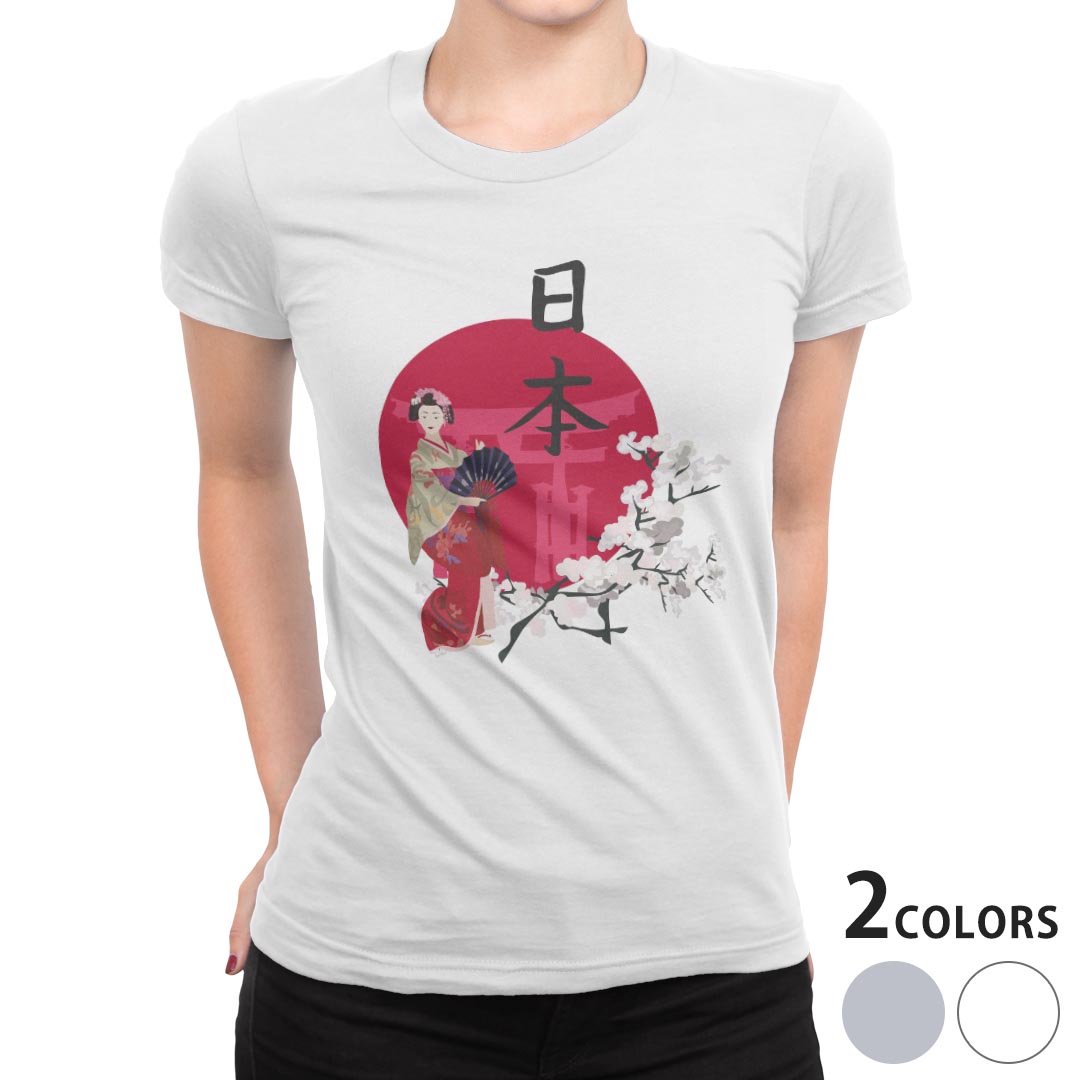 tシャツ レディース 半袖 白地 デザイン M L 白 ホワイト グレー Tシャツ ティーシャツ T shirt 001136..