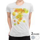 tシャツ レディース 半袖 白地 デザイン M L 白 ホワイト グレー Tシャツ ティーシャツ T shirt 001278 フラワー 紅葉 秋 銀杏