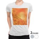 tシャツ レディース 半袖 白地 デザイン M L 白 ホワイト グレー Tシャツ ティーシャツ T shirt 001291 フラワー 紅葉 秋