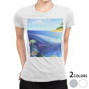 tシャツ レディース 半袖 白地 デザイン S M L XL Tシャツ ティーシャツ T shirt 001376 その他 海　魚　深海