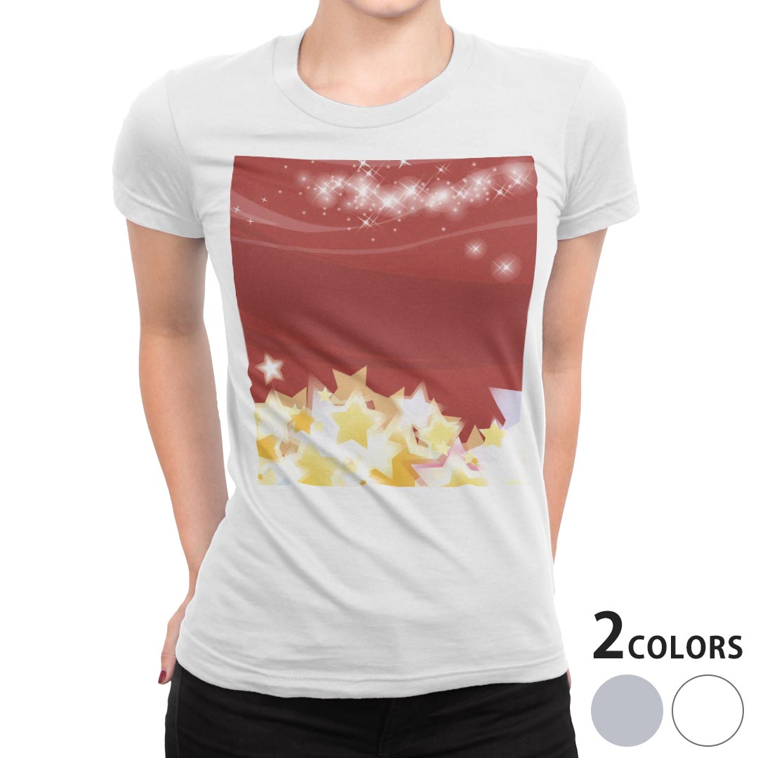 tシャツレディース半袖白地デザイン...