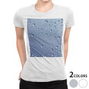 tシャツ レディース 半袖 白地 デザイン M L 白 ホワイト グレー Tシャツ ティーシャツ T shirt 001750 クール 水玉 シャボン玉 バブル