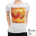 tシャツ レディース 半袖 白地 デザイン M L 白 ホワイト グレー Tシャツ ティーシャツ T shirt 001968 クール シンプル オレンジ(4)