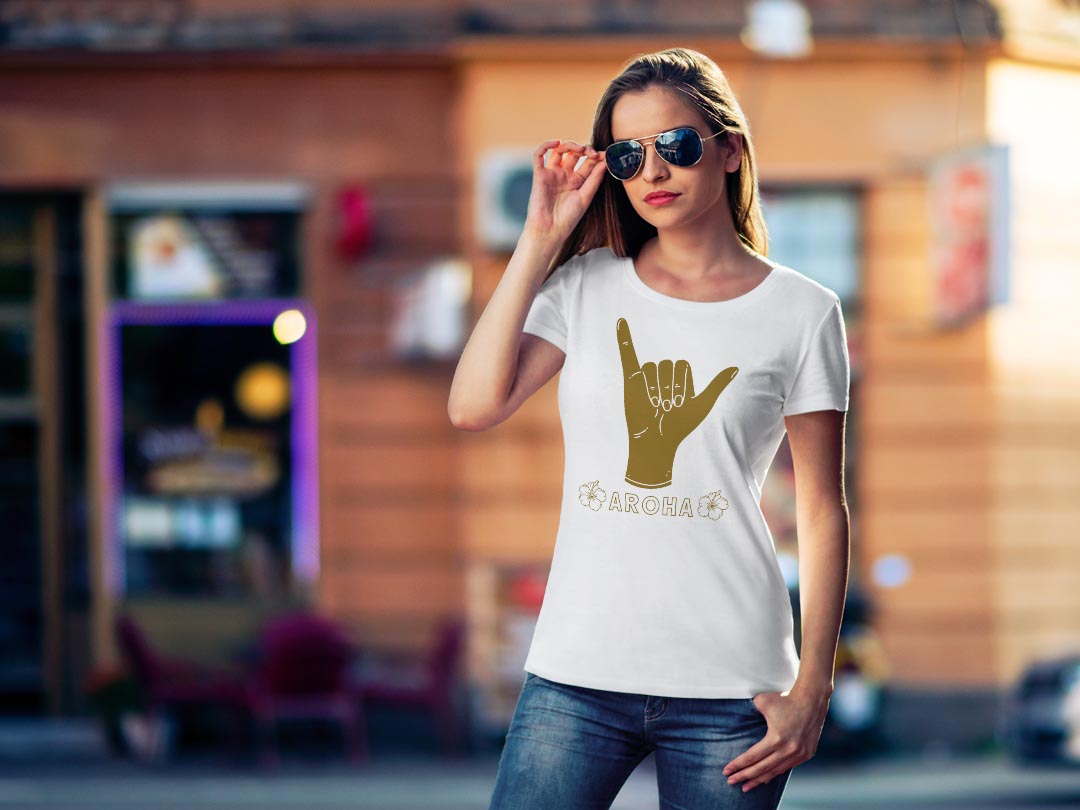 tシャツ レディース 半袖 白地 デザイン M L 白 ホワイト グレー Tシャツ ティーシ...
