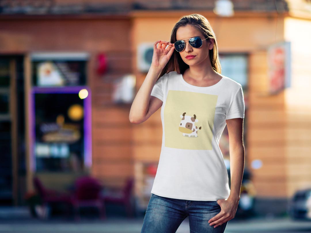 tシャツ レディース 半袖 白地 デザイン M L 白 ホワイト グレー Tシャツ ティーシ...