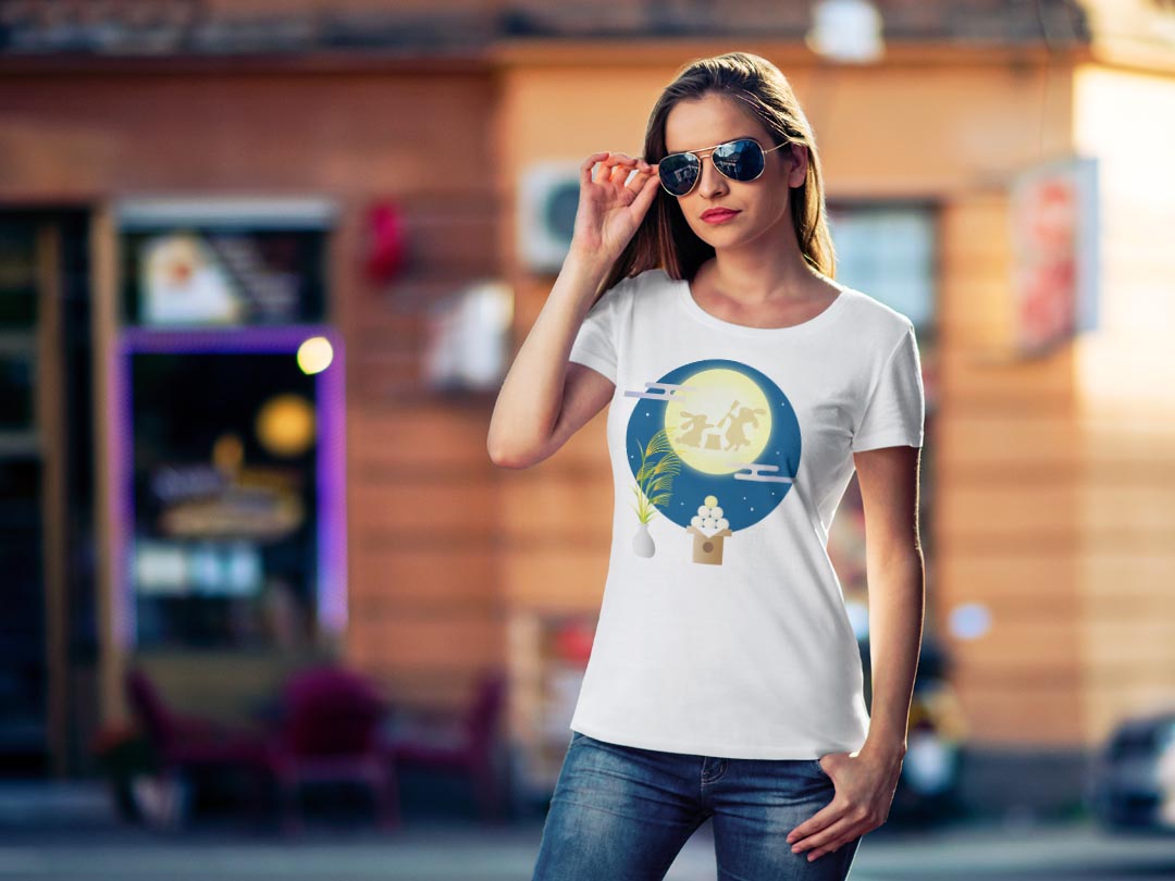 tシャツ レディース 半袖 白地 デザイン M L 白 ホワイト グレー Tシャツ ティーシ...