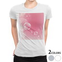 tシャツ レディース 半袖 白地 デザイン M L 白 ホワイト グレー Tシャツ ティーシャツ T shirt 002022 ラグジュアリー ピンク しゃぼん玉
