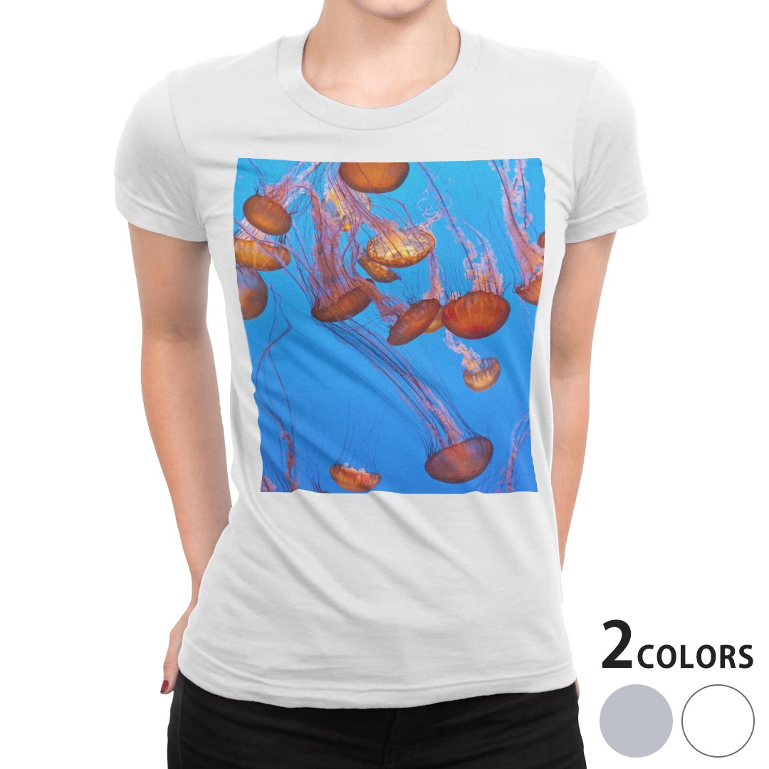 tシャツ レディース 半袖 ホワイト グレー 白　灰色 デザイン S M L XL Tシャツ ティーシャツ T shirt上記で使用したデザインTシャツはこちら▼女性用半袖Tシャツ　ホワイト・グレー全デザインはこちらから▼ ▼女性用半袖Tシャツ　ブラック全デザインはこちらから▼