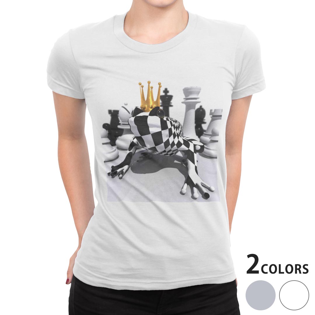 tシャツ レディース 半袖 白地 デザイン M L 白 ホワイト グレー Tシャツ ティーシャツ T shirt 003455..