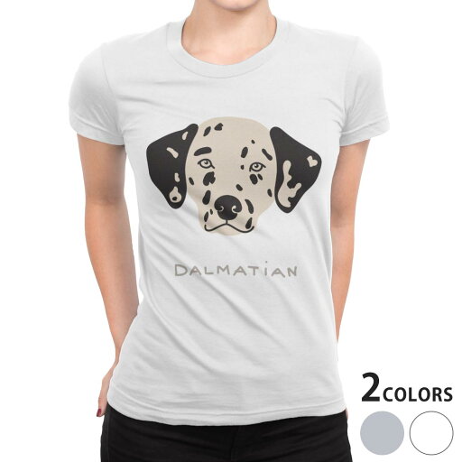 tシャツ レディース 半袖 白地 デザイン S M L XL Tシャツ ティーシャツ T shirt 022589 犬 ダルメシアン tシャツ レディース 半袖 白地 デザイン S M L XL Tシャツ ティーシャツ T shirt 022589 犬 ダルメシアン