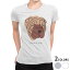 tシャツ レディース 半袖 白地 デザイン S M L XL Tシャツ ティーシャツ T shirt 022591 犬 シャー・ペイ 1,780円