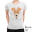 tシャツ レディース 半袖 白地 デザイン S M L XL Tシャツ ティーシャツ T shirt 022603 犬 フォックス・テリア 1,780円