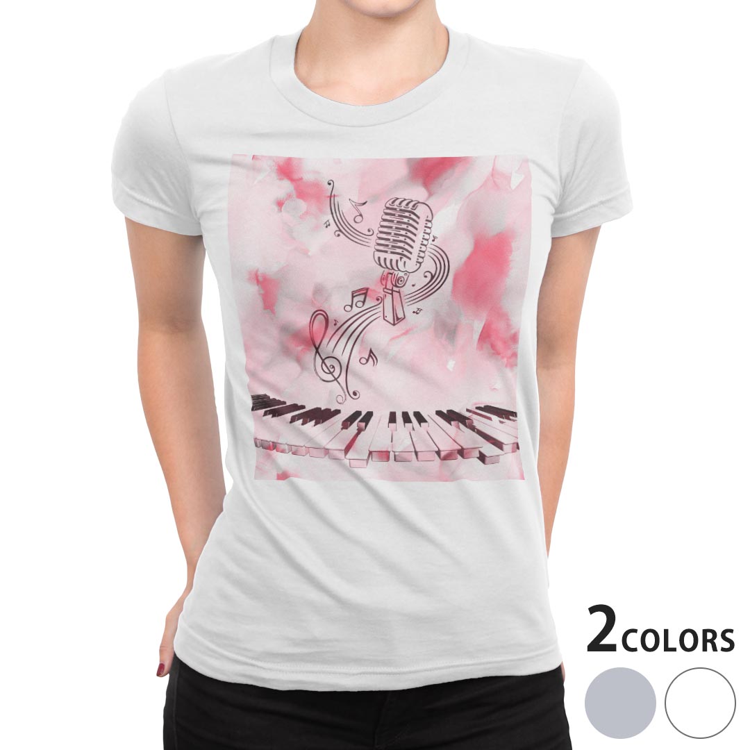 tシャツ レディース 半袖 白地 デザイン S M L XL Tシャツ ティーシャツ T shirt 0...