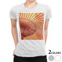tシャツ レディース 半袖 白地 デザイン S M L XL Tシャツ ティーシャツ T shirt 023924 傘 和 日本