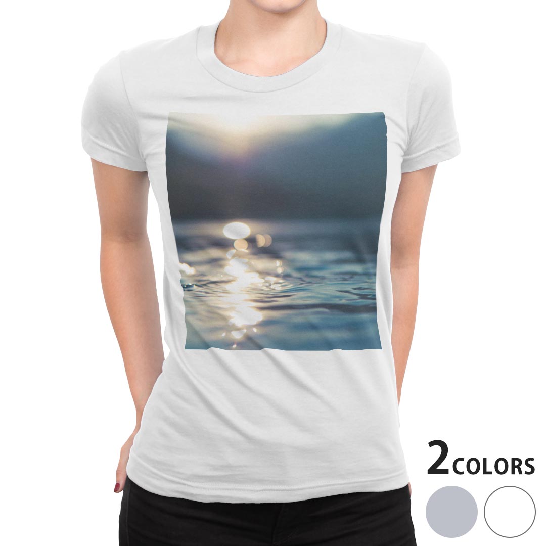tシャツ レディース 半袖 白地 デザイン S M L XL Tシャツ ティーシャツ T shirt 0...