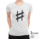 tシャツ レディース 半袖 白地 デザイン M L 白 ホワイト グレー Tシャツ ティーシャツ T shirt 031908 音符 シャープ