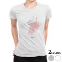 tシャツ レディース 半袖 白地 デザイン M L 白 ホワイト グレー Tシャツ ティーシャツ T shirt 032106 ダンサー ドレス イラスト