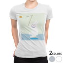 tシャツ レディース 半袖 白地 デザイン M L 白 ホワイト グレー Tシャツ ティーシャツ T shirt 004156 ユニーク うさぎ 動物 キャラクター