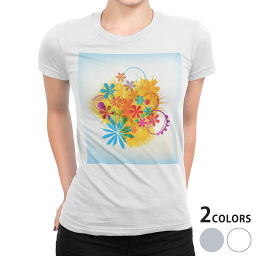 tシャツ レディース 半袖 白地 デザイン M L 白 ホワイト グレー Tシャツ ティーシャツ T shirt 004984 フラワー 花 フラワー イラスト tシャツ レディース 半袖 白地 デザイン M L 白 ホワイト グレー Tシャツ ティーシャツ T shirt 004984 フラワー 花 フラワー イラスト