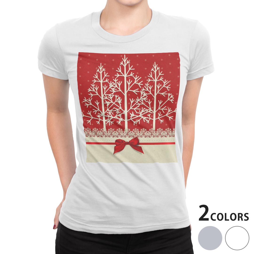 tシャツレディース半袖白地デザイン...