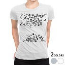 tシャツ レディース 半袖 白地 デザイン M L 白 ホワイト グレー Tシャツ ティーシャツ T shirt 050727(4)