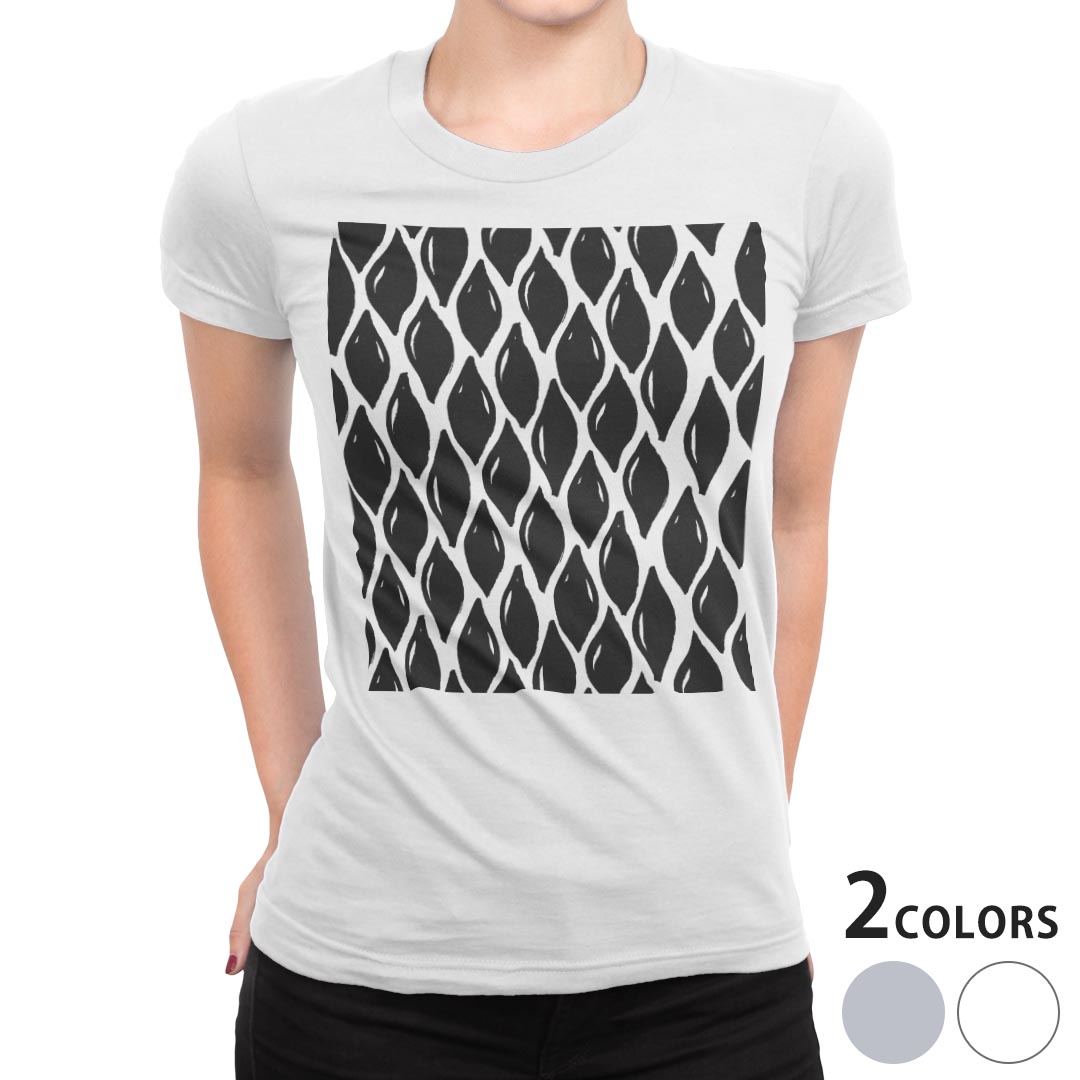 tシャツ レディース 半袖 白地 デザイン M L 白 ホワイト グレー Tシャツ ティーシャツ T shirt 050800