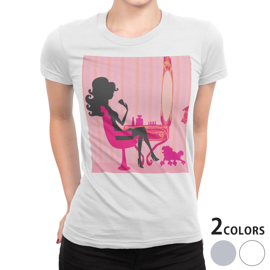 tシャツ レディース 半袖 白地 デザイン M L 白 ホワイト グレー Tシャツ ティーシャツ T shirt 006140..