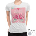 tシャツ レディース 半袖 白地 デザイン M L 白 ホワイト グレー Tシャツ ティーシャツ T shirt 006184 ラブリー イチゴ 苺 英語 文字