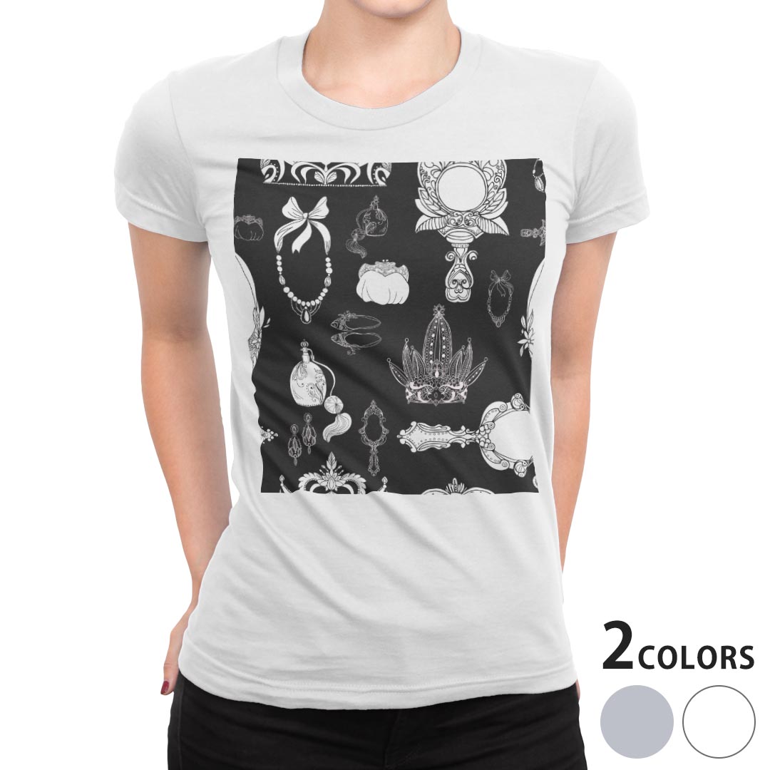tシャツ レディース 半袖 白地 デザイン M L 白 ホワイト グレー Tシャツ ティーシャツ T shirt 006315..