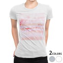 tシャツ レディース 半袖 白地 デザイン M L 白 ホワイト グレー Tシャツ ティーシャツ T shirt 006888 ラグジュアリー 音符 ピンク(4)