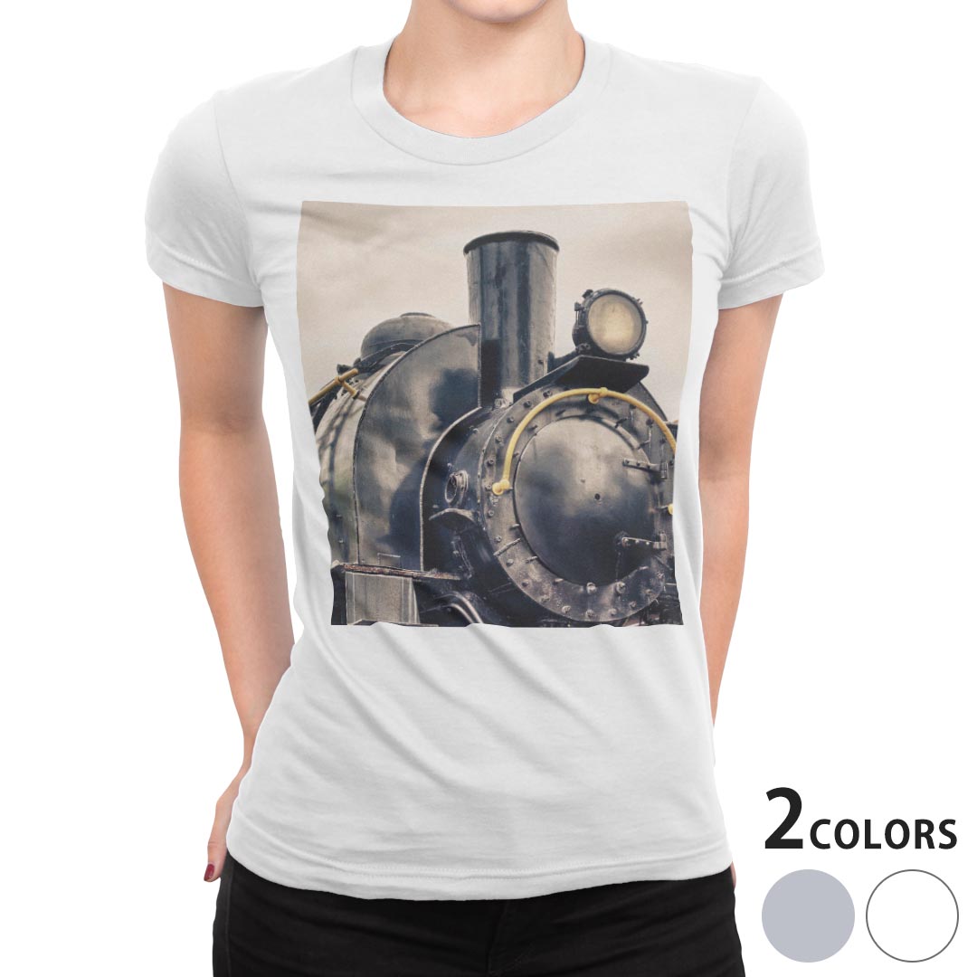 tシャツ レディース 半袖 白地 デザイン M L 白 ホワイト グレー Tシャツ ティーシャツ T shirt 007342..