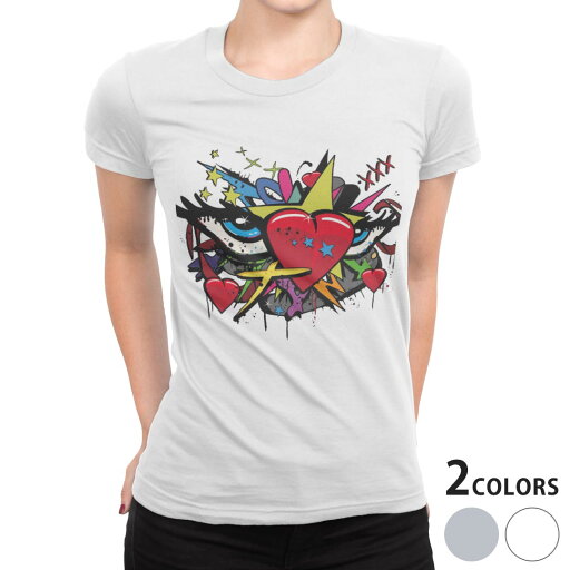 tシャツ レディース 半袖 白地 デザイン M L 白 ホワイト グレー Tシャツ ティーシャツ T shirt 007658 ユニーク ハート 目 イラスト tシャツ レディース 半袖 白地 デザイン M L 白 ホワイト グレー Tシャツ ティーシャツ T shirt 007658 ユニーク ハート 目 イラスト
