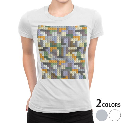 tシャツ レディース 半袖 白地 デザイン M L 白 ホワイト グレー Tシャツ ティーシャツ T shirt 007788 チェック・ボーダー カラフル 模様 レゴ ドット tシャツ レディース 半袖 白地 デザイン M L 白 ホワイト グレー Tシャツ ティーシャツ T shirt 007788 チェック・ボーダー カラフル 模様 レゴ ドット