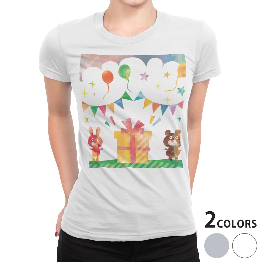tシャツ レディース 半袖 ホワイト グレー 白　灰色 デザイン S M L XL Tシャツ ティーシャツ T shirt上記で使用したデザインTシャツはこちら▼女性用半袖Tシャツ　ホワイト・グレー全デザインはこちらから▼ ▼女性用半袖Tシャツ　ブラック全デザインはこちらから▼