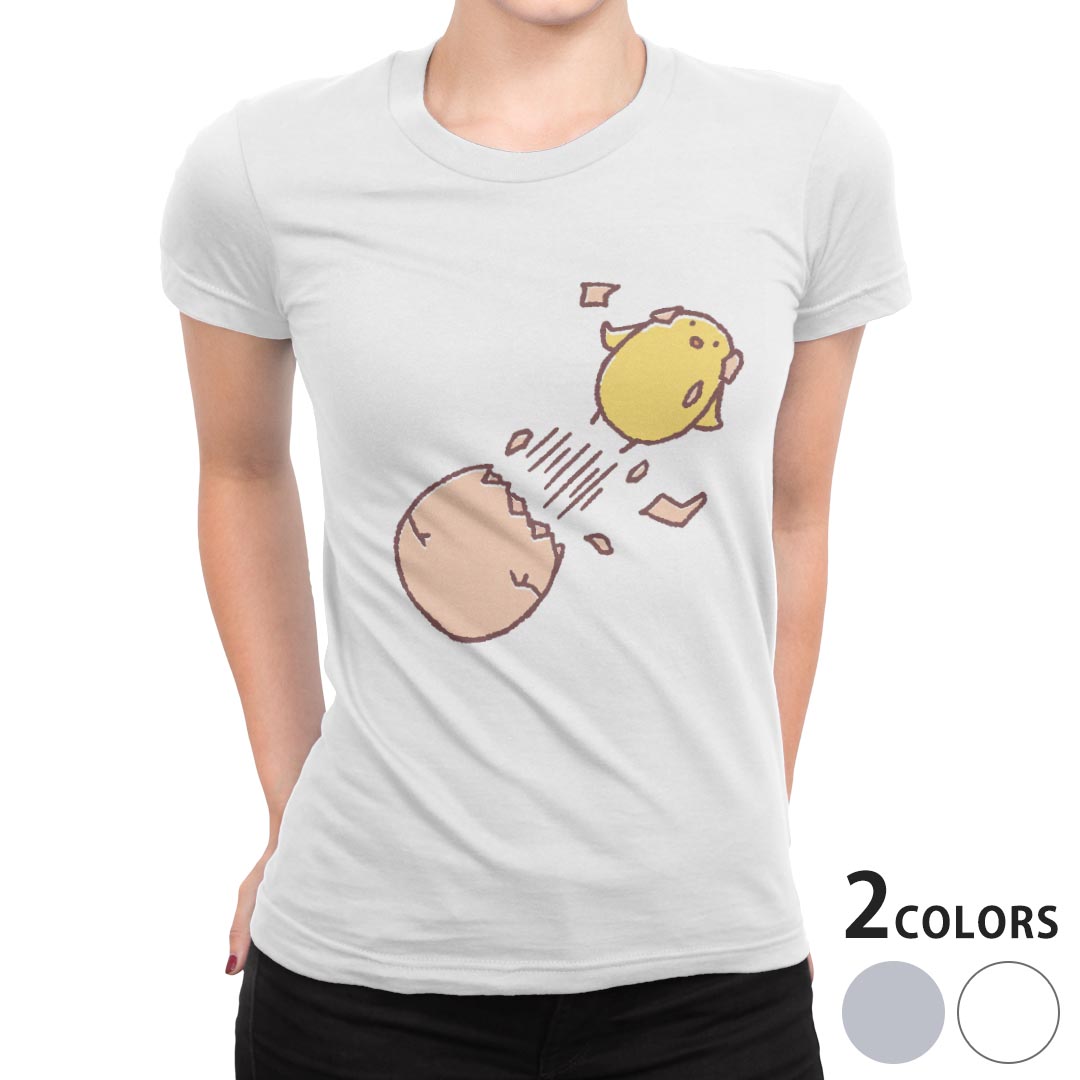 tシャツ レディース 半袖 白地 デザイン M L 白 ホワイト グレー Tシャツ ティーシ...