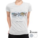 tシャツ レディース 半袖 白地 デザイン S M L XL Tシャツ ティーシャツ T shirt 009837 海　貝殻　英語