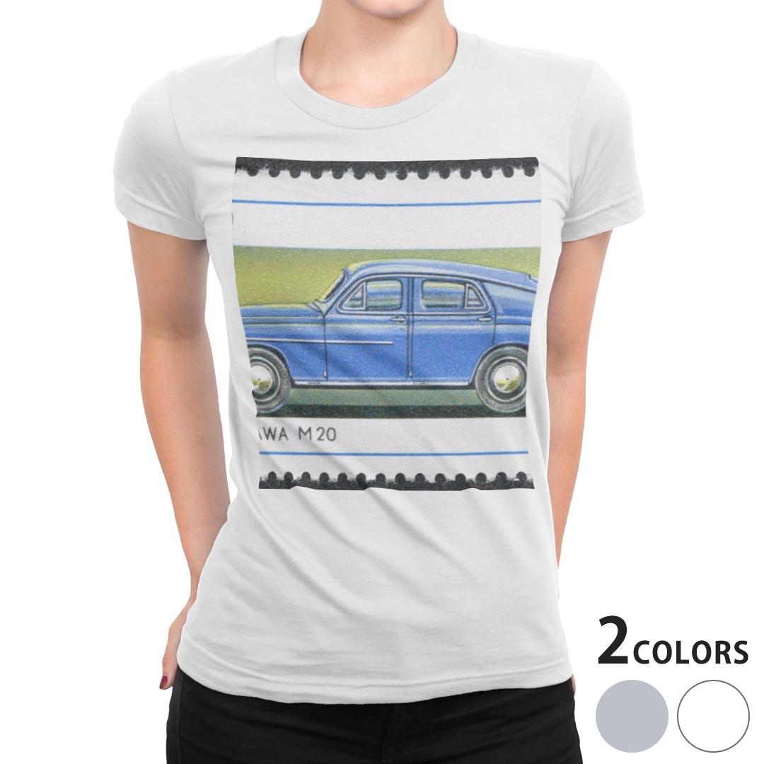 tシャツ レディース 半袖 白地 デザイン M L 白 ホワイト グレー Tシャツ ティーシャツ T shirt 010335..